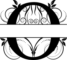 Load image into Gallery viewer, Vine Monogram Split Letters