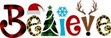 Load image into Gallery viewer, Leopard Christmas designs
