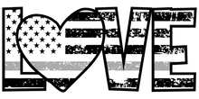 Load image into Gallery viewer, Love Thin Blue line Flags
