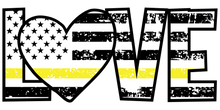 Load image into Gallery viewer, Love Thin Blue line Flags
