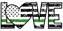 Load image into Gallery viewer, Love Thin Blue line Flags

