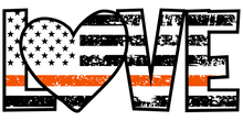 Load image into Gallery viewer, Love Thin Blue line Flags
